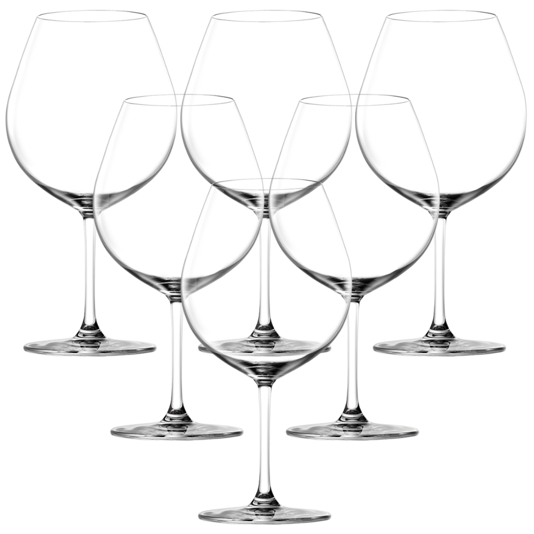 Lucaris - Bangkok Bliss - Burgundy - Set of 6