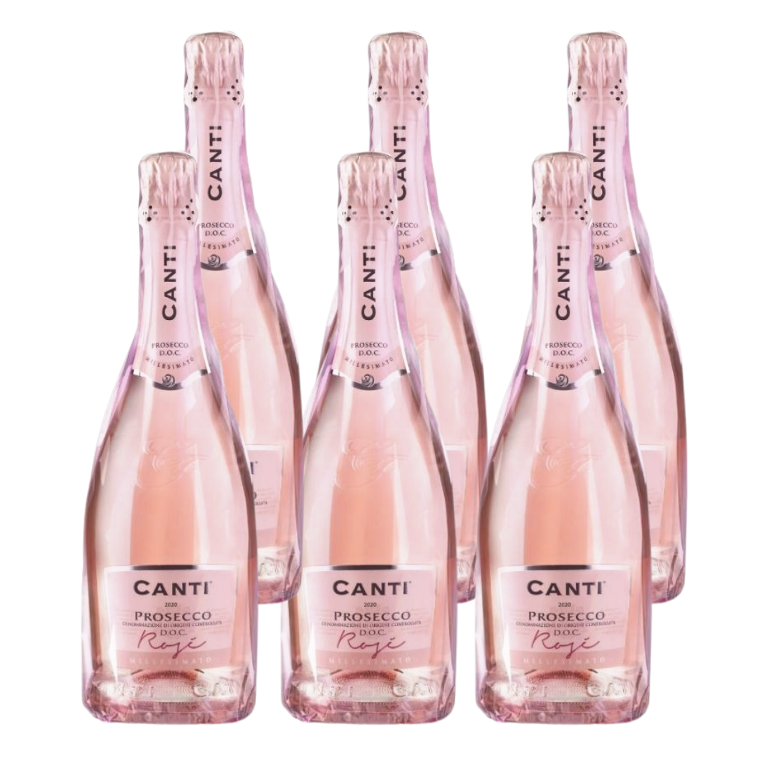 CANTI Prosecco DOC millesimato Rose Sparkling x 6