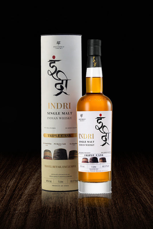 Indri Triple Cask Indian Single Malt 1L